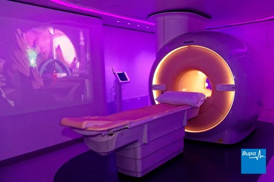 An MRI scanner at the Bupa Cromwell Hospital